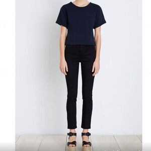 APIECE APART High Rise Matchstick Jean Black